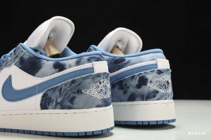 DM8947-100 Jordan 1 Low Air “Washed Denim” 0919